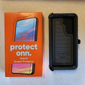 Defender Pro Otter Box + Screen Protector for Samsung Galaxy S22+
